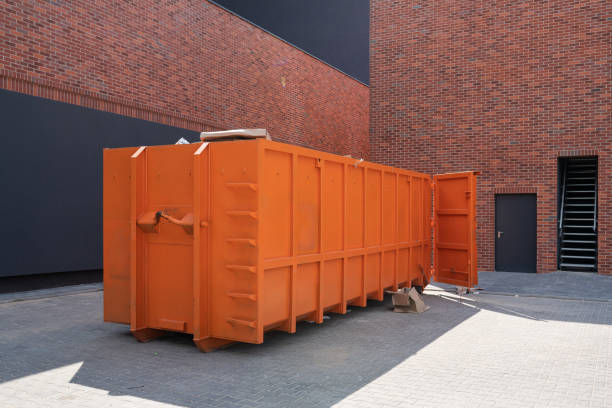 a large garbage container